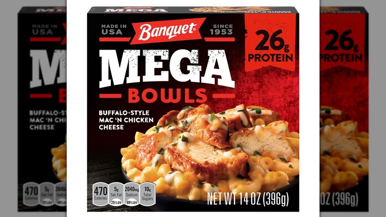 Banquet Mega Bowls Buffalo-Style Mac 'N Chicken Cheese