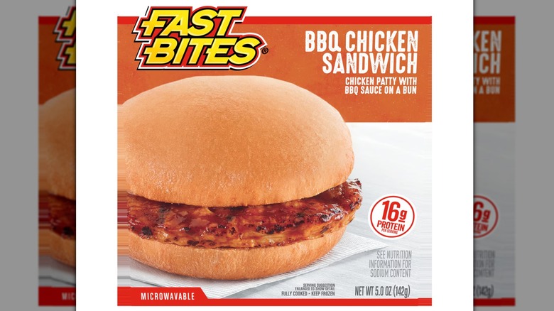 Fast Bites Frozen BBQ Chicken Sandwich