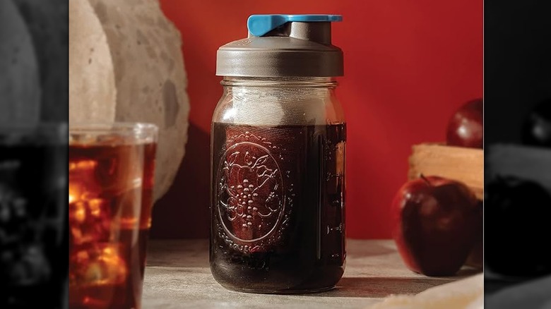cold brew in closed jar