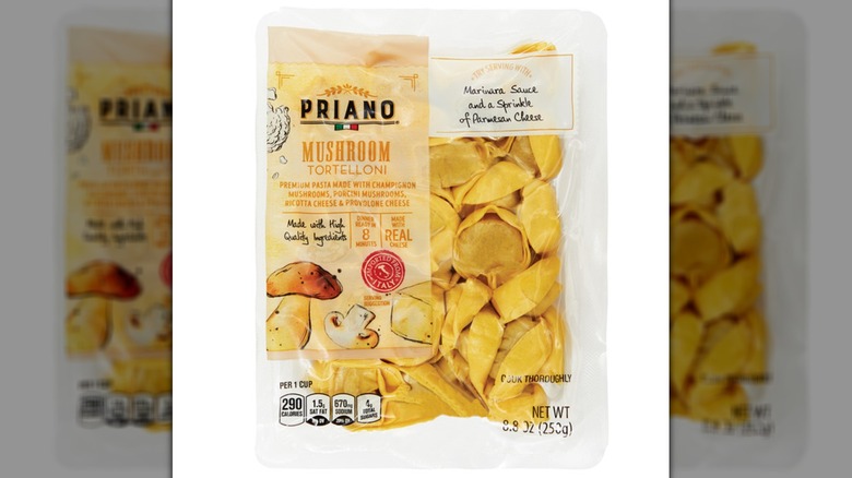 Aldi's Priano Premium Mushroom & Cheese Tortelloni