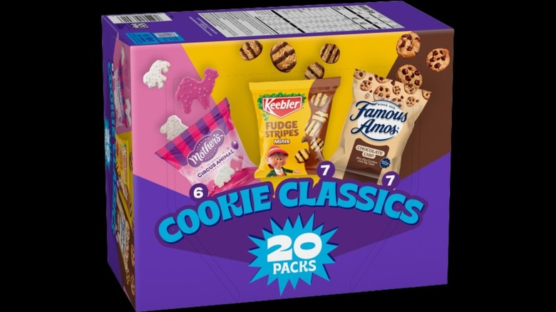 A box of assorted Keebler cookies