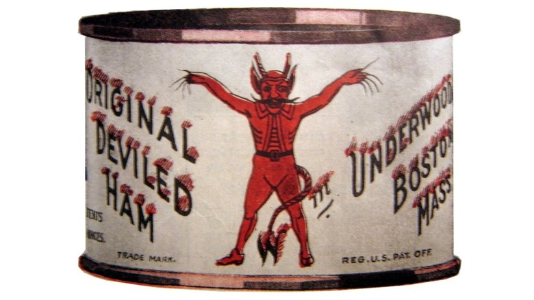 An early can of Underwood deviled ham