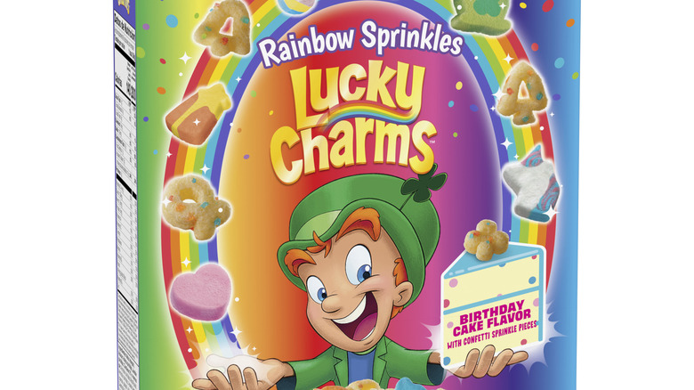 Box of Lucky Charms Rainbow Sprinkles