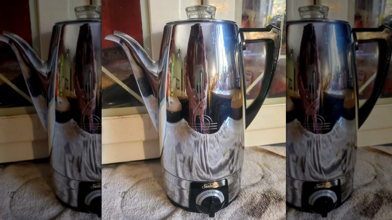 A Sunbeam electric percolator
