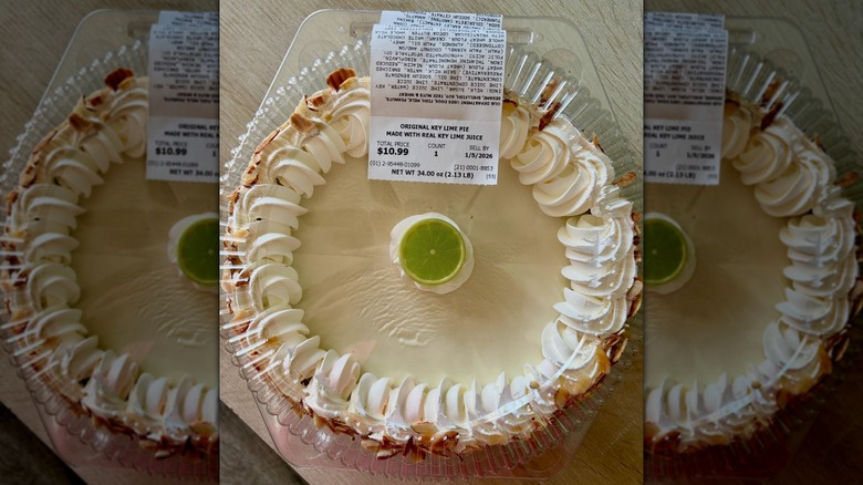 publix key lime pie in container