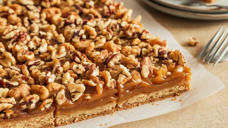 Maple walnut squares.