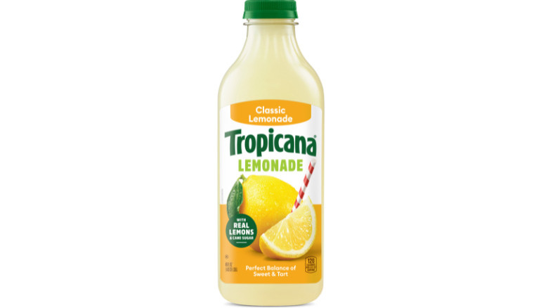 Bottle of Tropicana Classic Lemonade