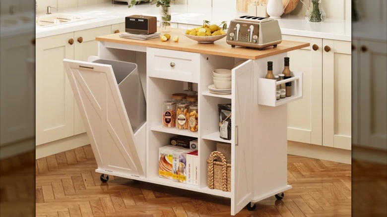 The Ebern Designs kitchen island