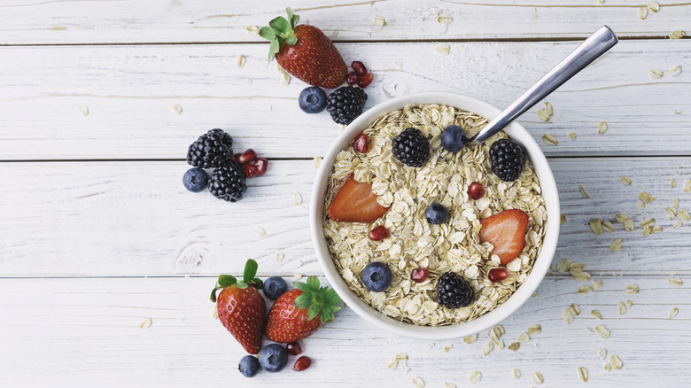 oatmeal with fruit