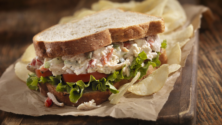 turkey salad sandwich
