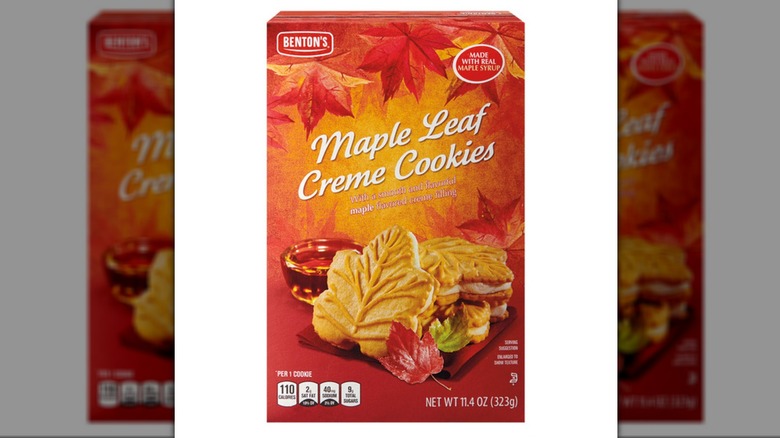Benton's Maple Leaf Creme Cookies
