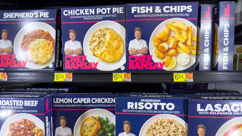 A selection of Chef Ramsay frozen meals