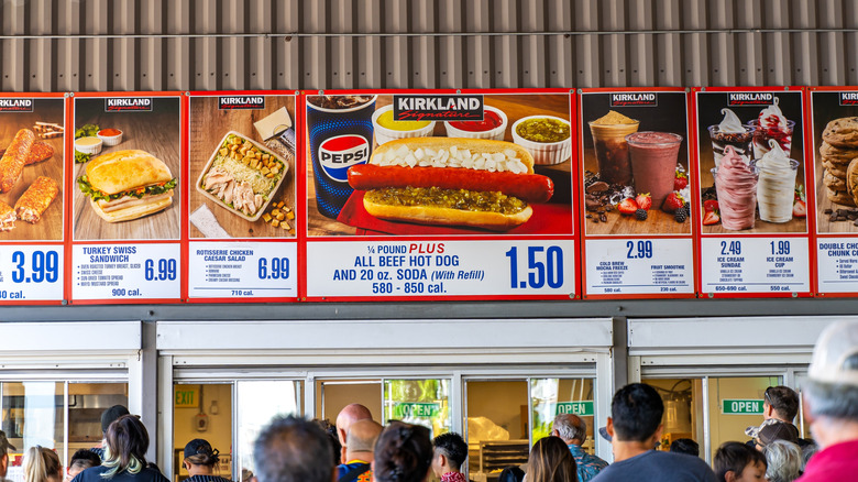 Costco food court menu
