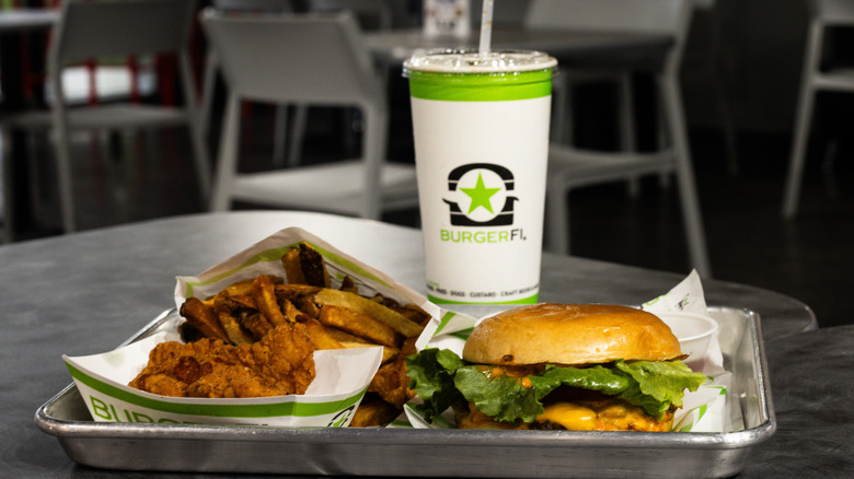 A meal from BurgerFi