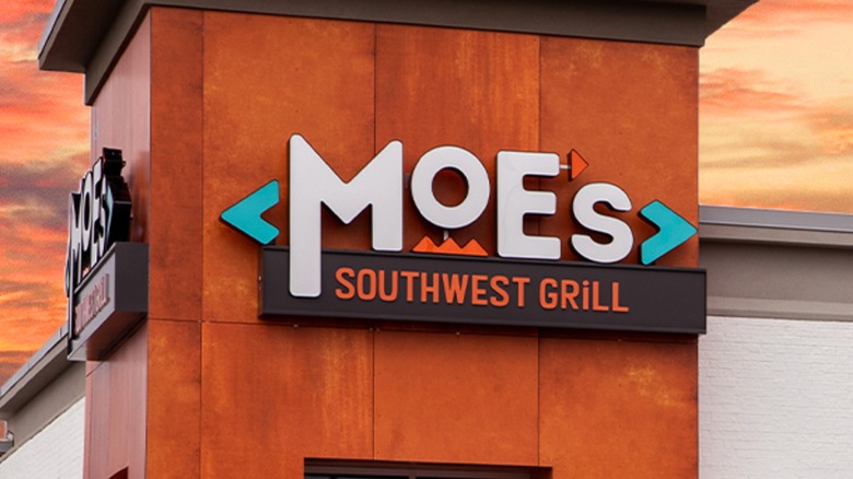 The outside of a Moe's Southwest Grill restaurant