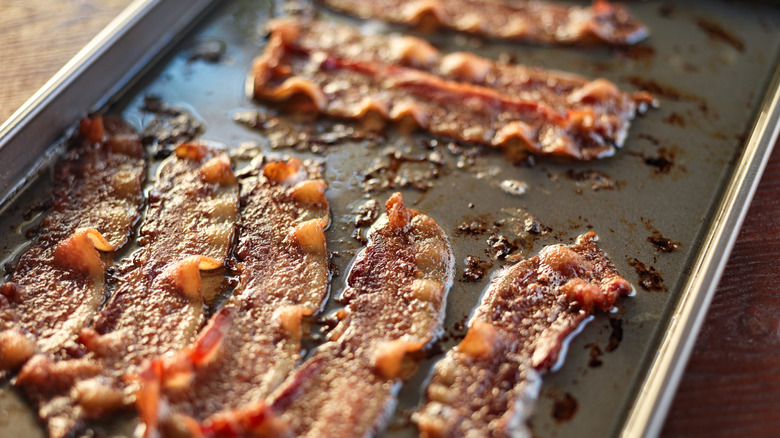 A platter of bacon