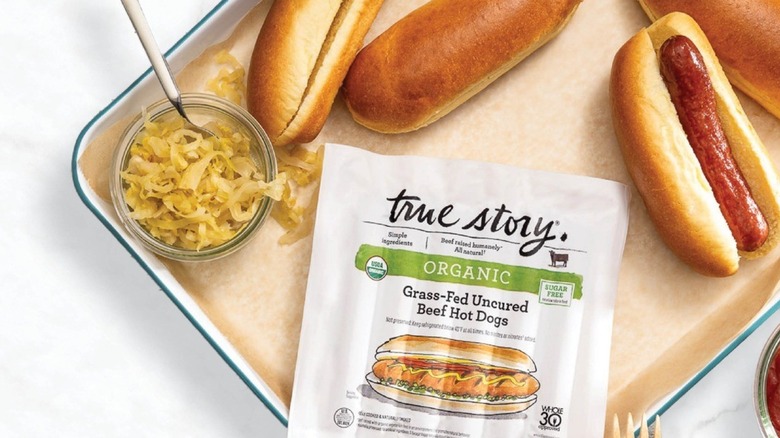 True Story uncured beef hot dogs
