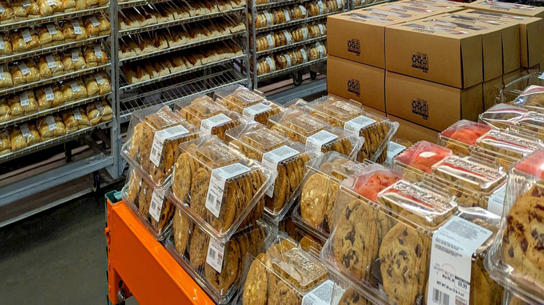 A Costco baked goods section