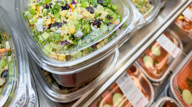 Packs of Kirkland Signature prepared grain and celery salad