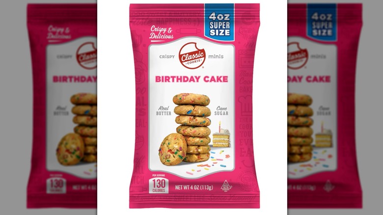 Classic Cookies Mini Cookies - Birthday Cake