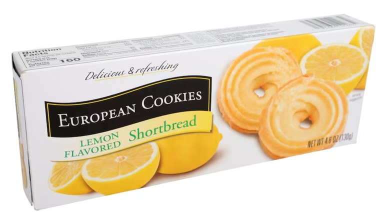 European Cookies Lemon-flavored Shortbread