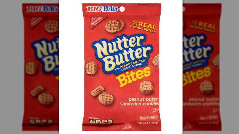 Nabisco Nutter Butter Bites Mini Peanut Butter Sandwich Cookies