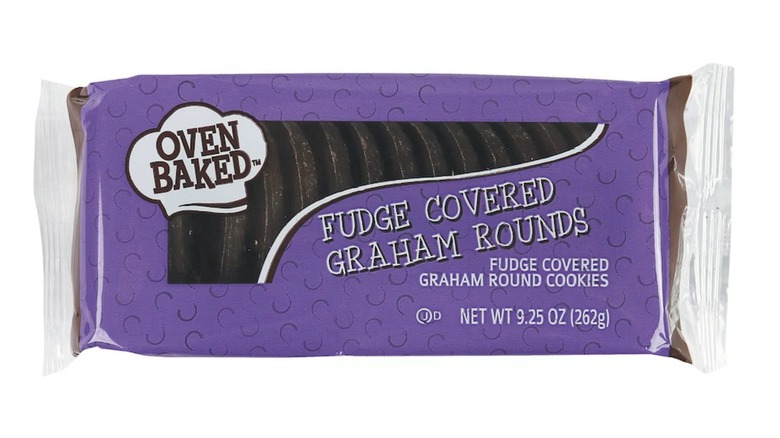 Oven Baked Fudge Covered Graham Rounds