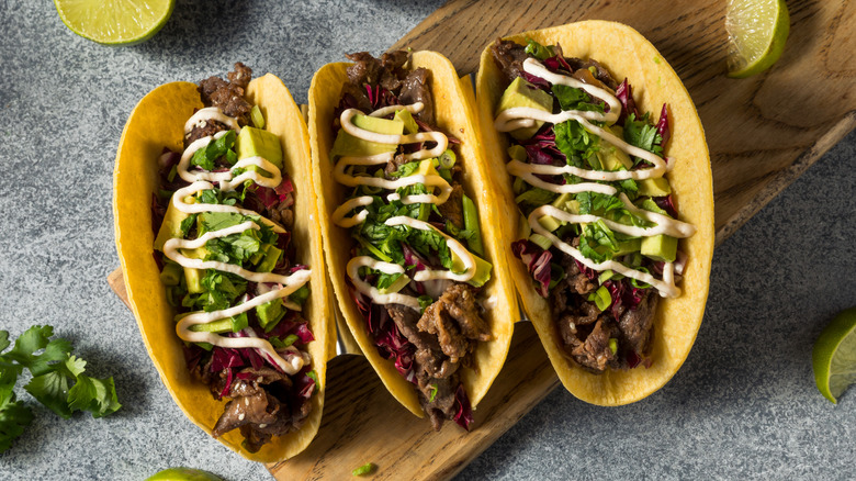 Korean beef bulgogi tacos