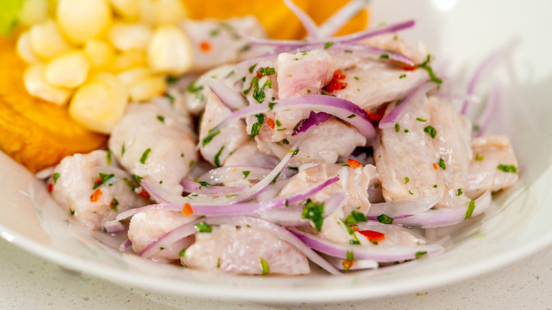 Peruvian ceviche