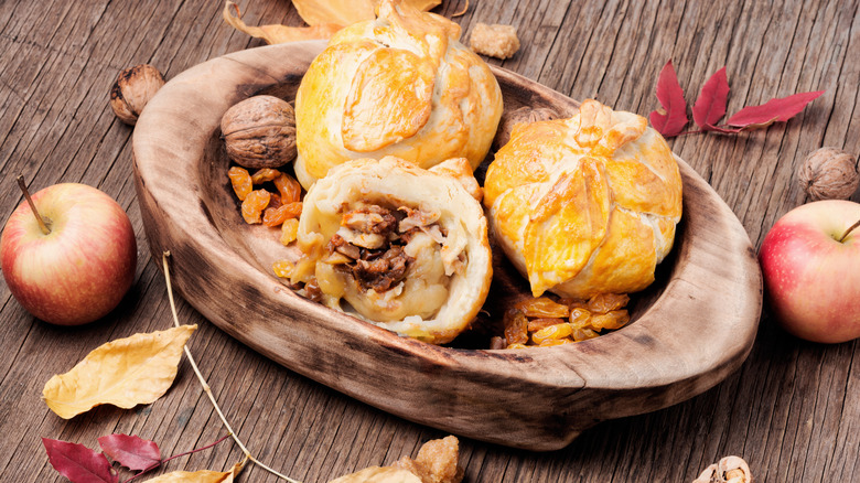 Baked apple dumplings
