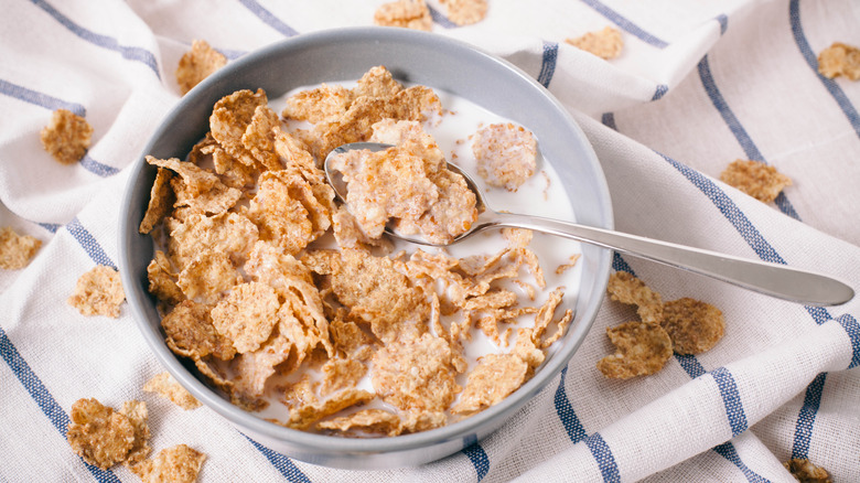 A bowl of fortifed breakfast cereal