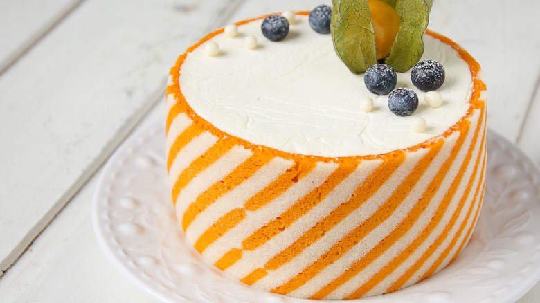 A joconde imprimé entremet cake