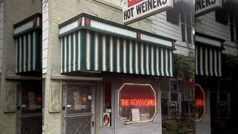 The exterior of The Roast Grill