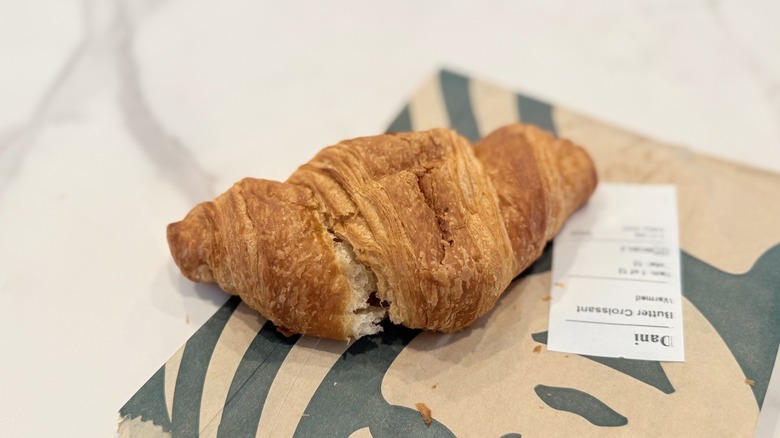 Starbucks butter croissant