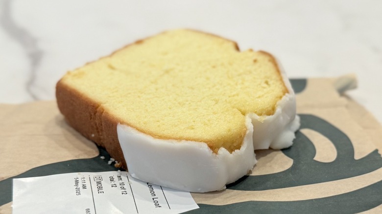 Starbucks iced lemon loaf