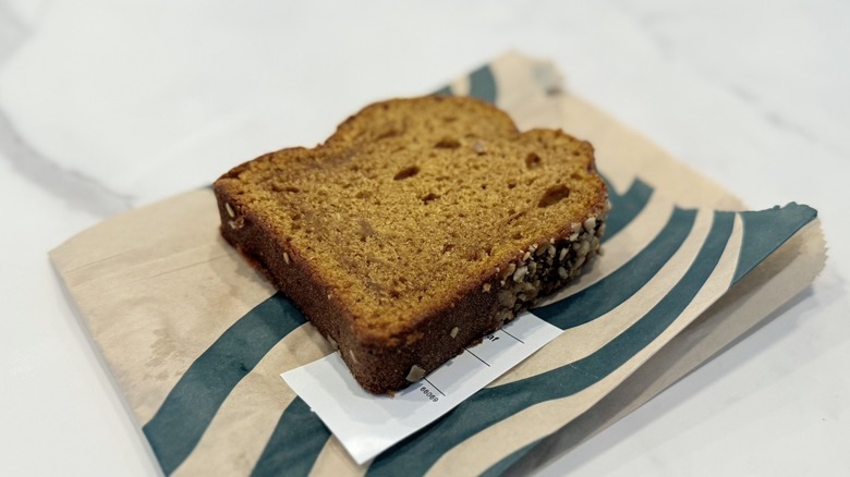 Starbucks pumpkin and pepita loaf