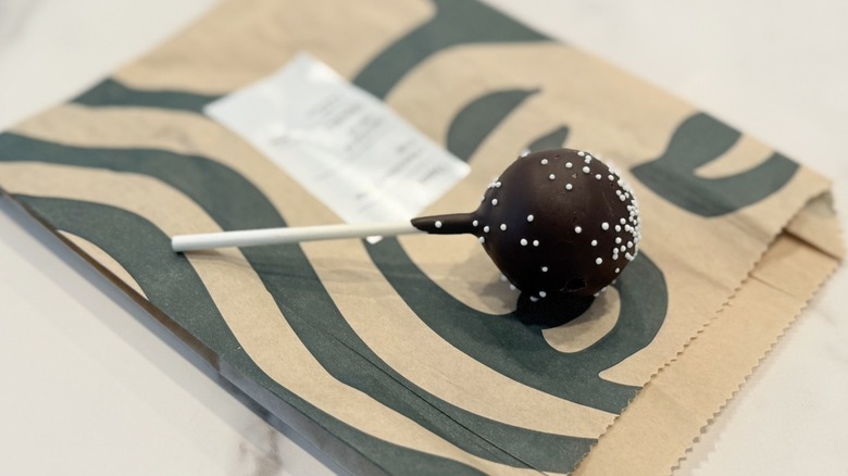 Starbucks chocolate cake pop