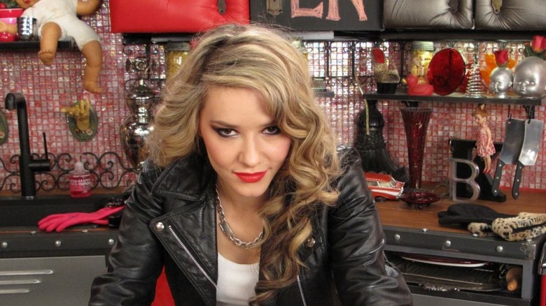 Nadia Giosia on the B*tchn' Kitchen set