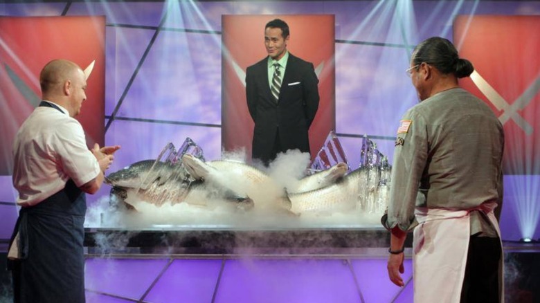A still from Iron Chef America