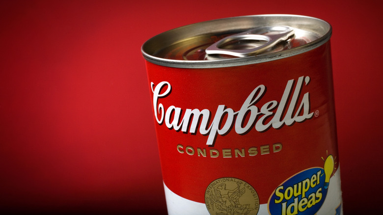 Classic Campbell's condensed soup can