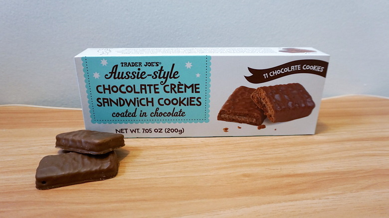 Trader Joe's Aussie-style Chocolate Creme Sandwich Cookies