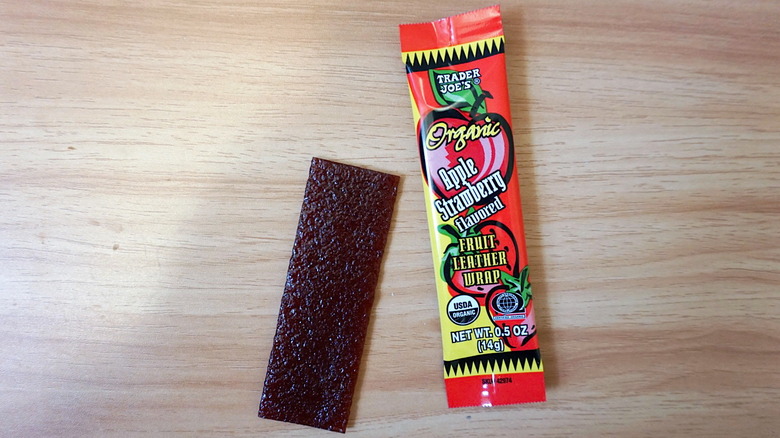 Trader Joe's Organic Apple Strawberry Flavored Fruit Leather