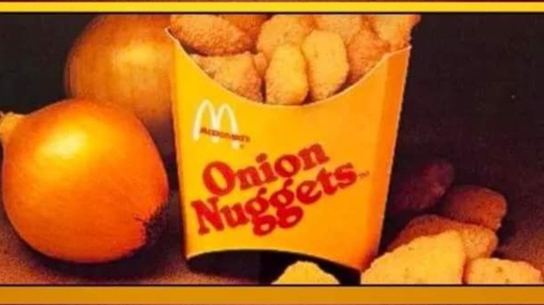 A box of McDonald's Onion Nuggets