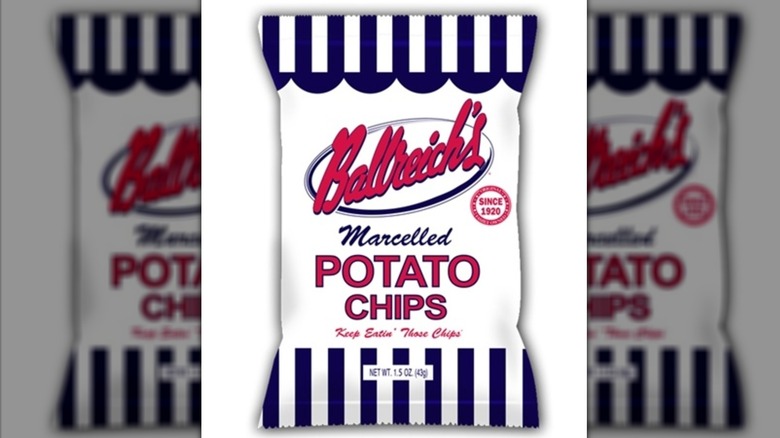 A pack of Ballreich's Original Marcelled potato chips