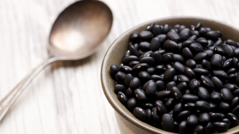 bowl of black beans