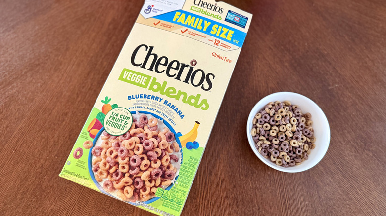 Cheerios Veggie Blends Blueberry Banana