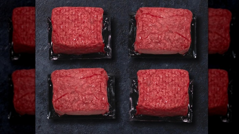 Four packs of Authentic Wagyu Japanese A5 Ground Beef