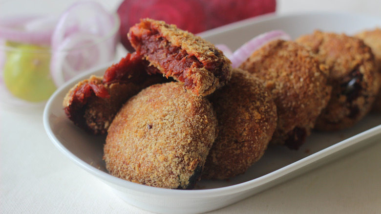 air-fried beets