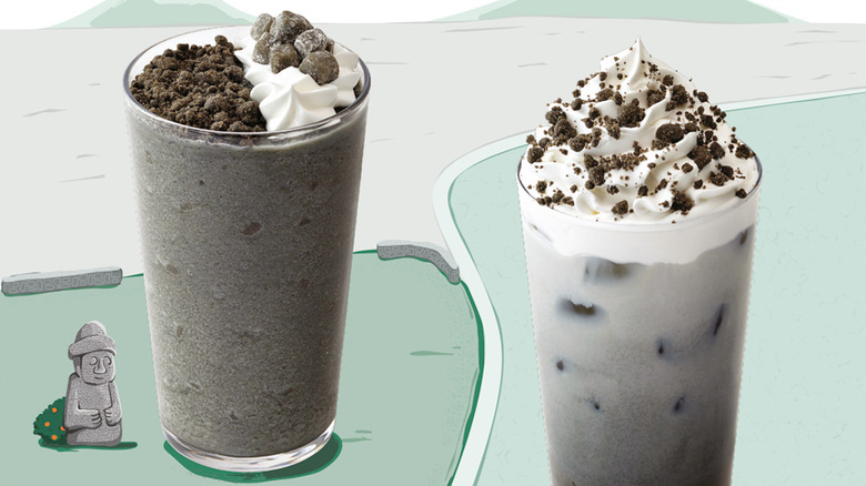 Starbucks Black Sesame Frappuccino and Iced Latte