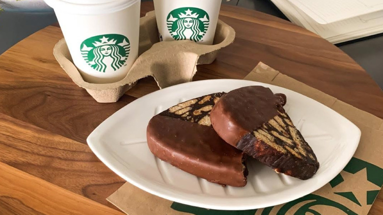 Slices of Starbucks Lazy Cake